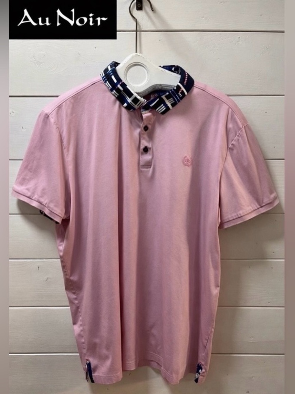 AU NOIR Pink Polo Shirt Size 7 (3XL) Pink